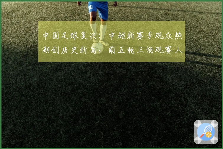 中国足球复兴：中超新赛季观众热潮创历史新高，前五轮三场观赛人数跻身前六名