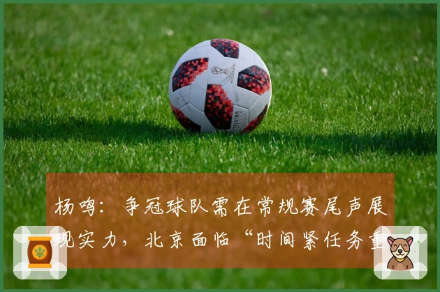 杨鸣：争冠球队需在常规赛尾声展现实力，北京面临“时间紧任务重”的挑战